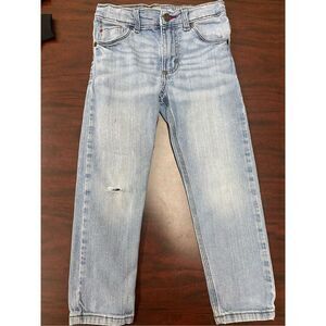 Wrangler Boys Regular Taper Denim Jeans Size 6 Regular